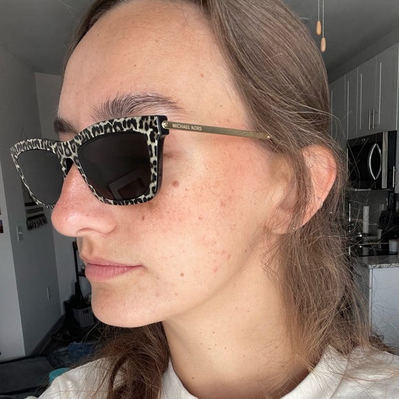 Michael Kors Cheetah Print Sunglasses - Picture 7 of 7